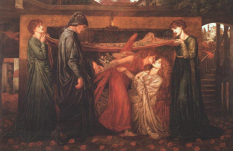Dante Gabriel Rossetti Dante's Dream at the Time of the Death of Beatrice Sweden oil painting art